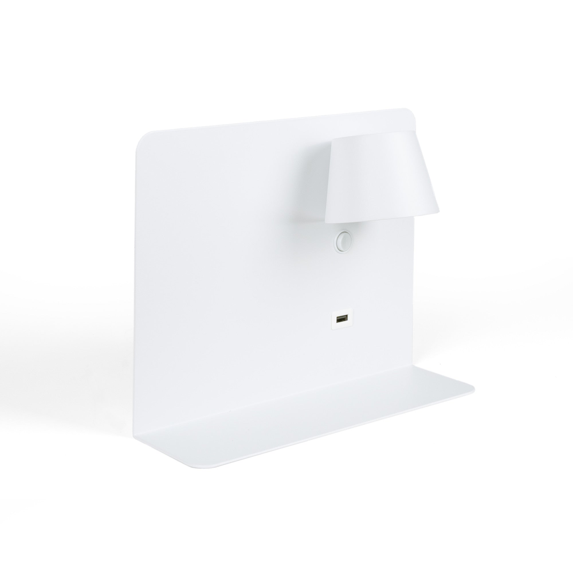 Aplique de pared para lectura con puerto USB "BASKOP" - 6W - Luz derecha (31)