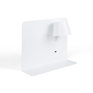 Aplique de pared para lectura con puerto USB "BASKOP" - 6W - Luz derecha (31)