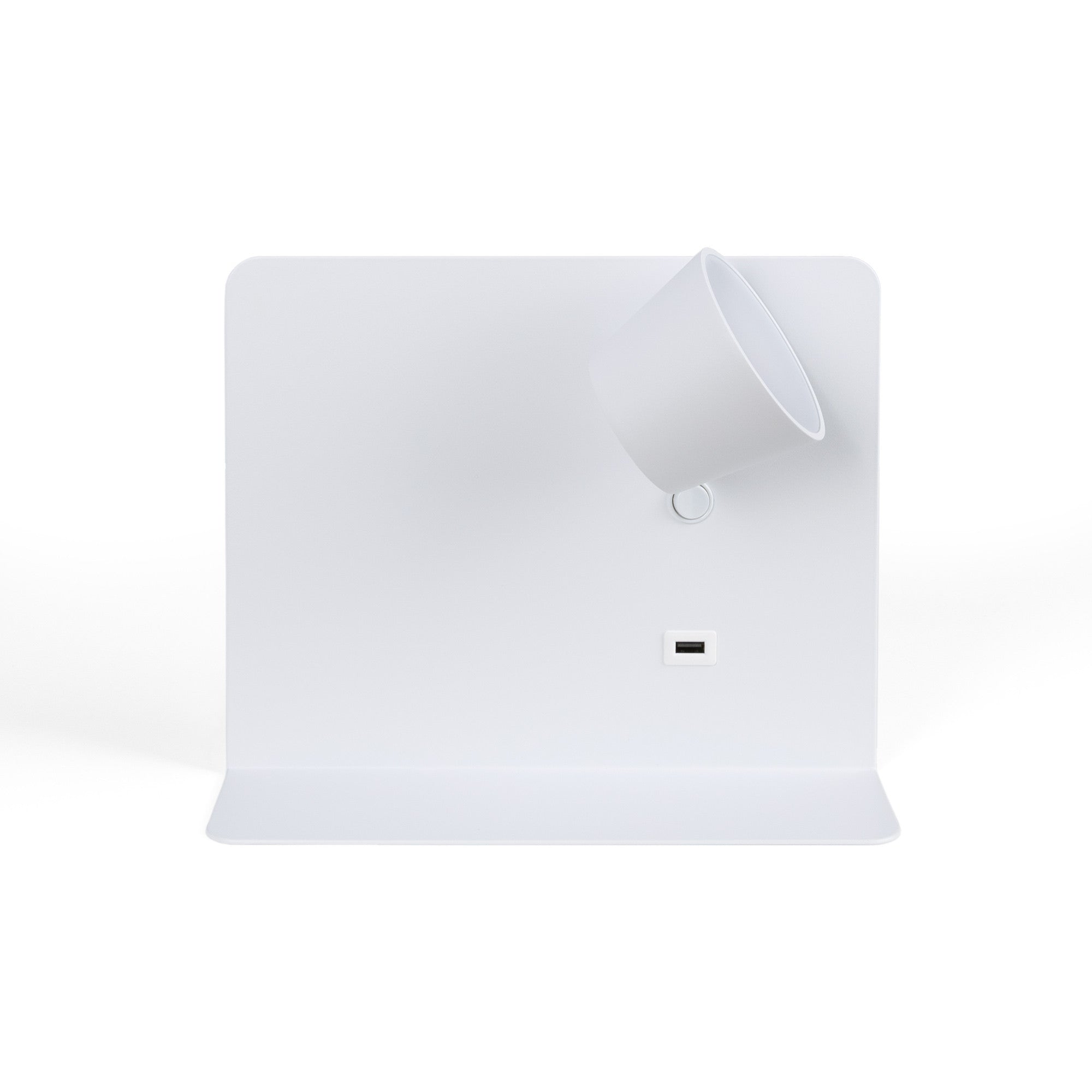 Aplique de pared para lectura con puerto USB "BASKOP" - 6W - Luz derecha (34)