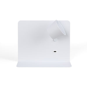Aplique de pared para lectura con puerto USB "BASKOP" - 6W - Luz derecha (34)