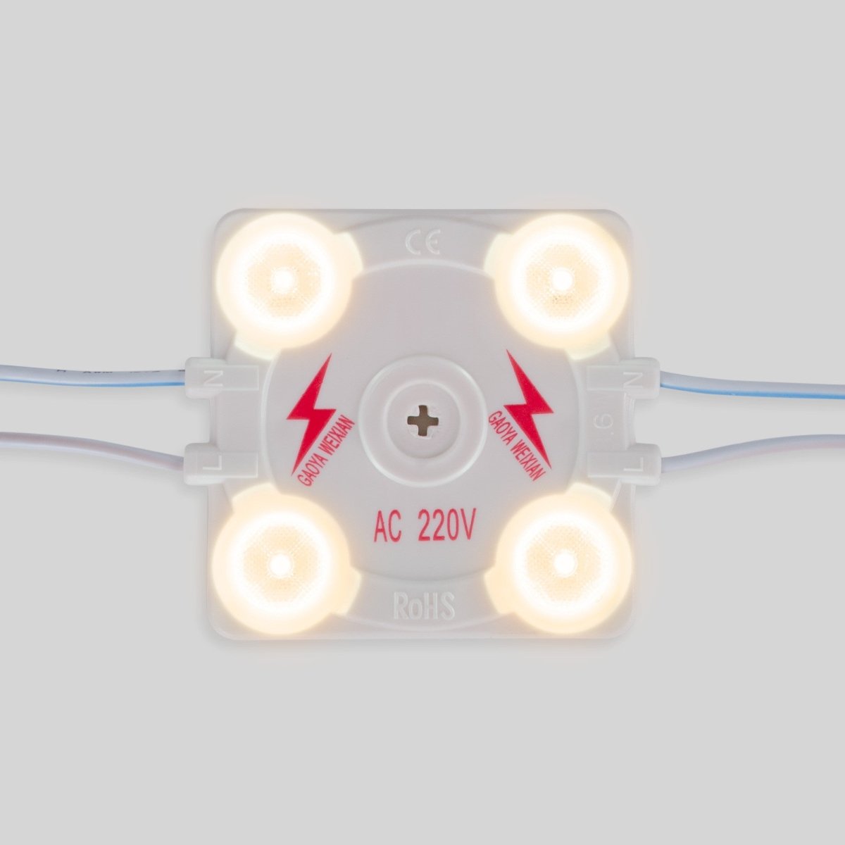 Módulo LED cuadrado para rótulos - 3.6W - 220V AC - IP65 - 165º - Barcelona Led-