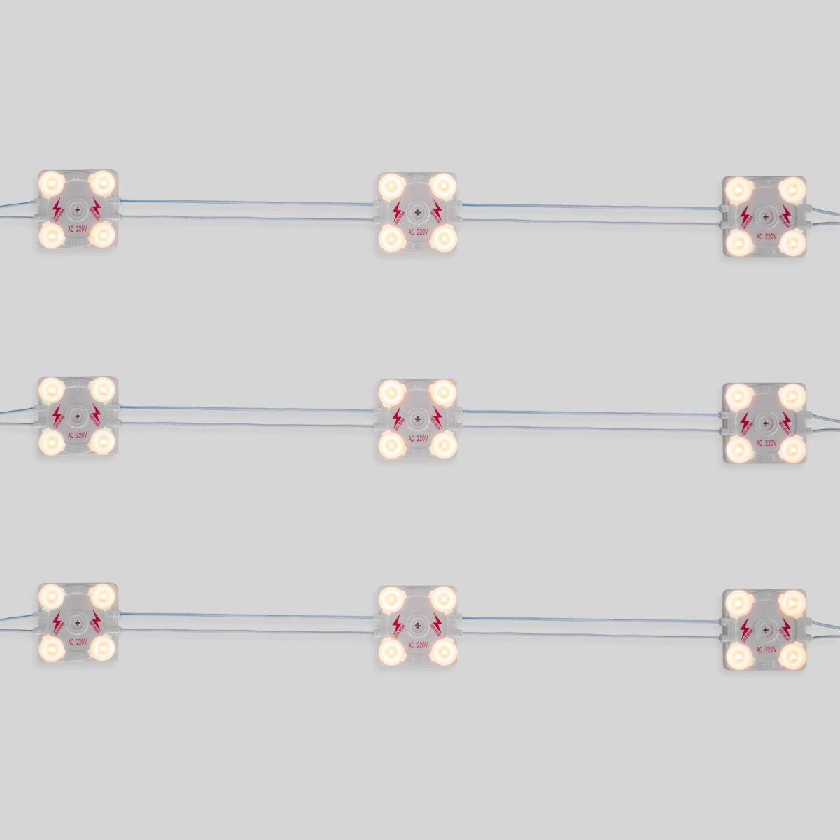 Módulo LED cuadrado para rótulos - 3.6W - 220V AC - IP65 - 165º - Barcelona Led-