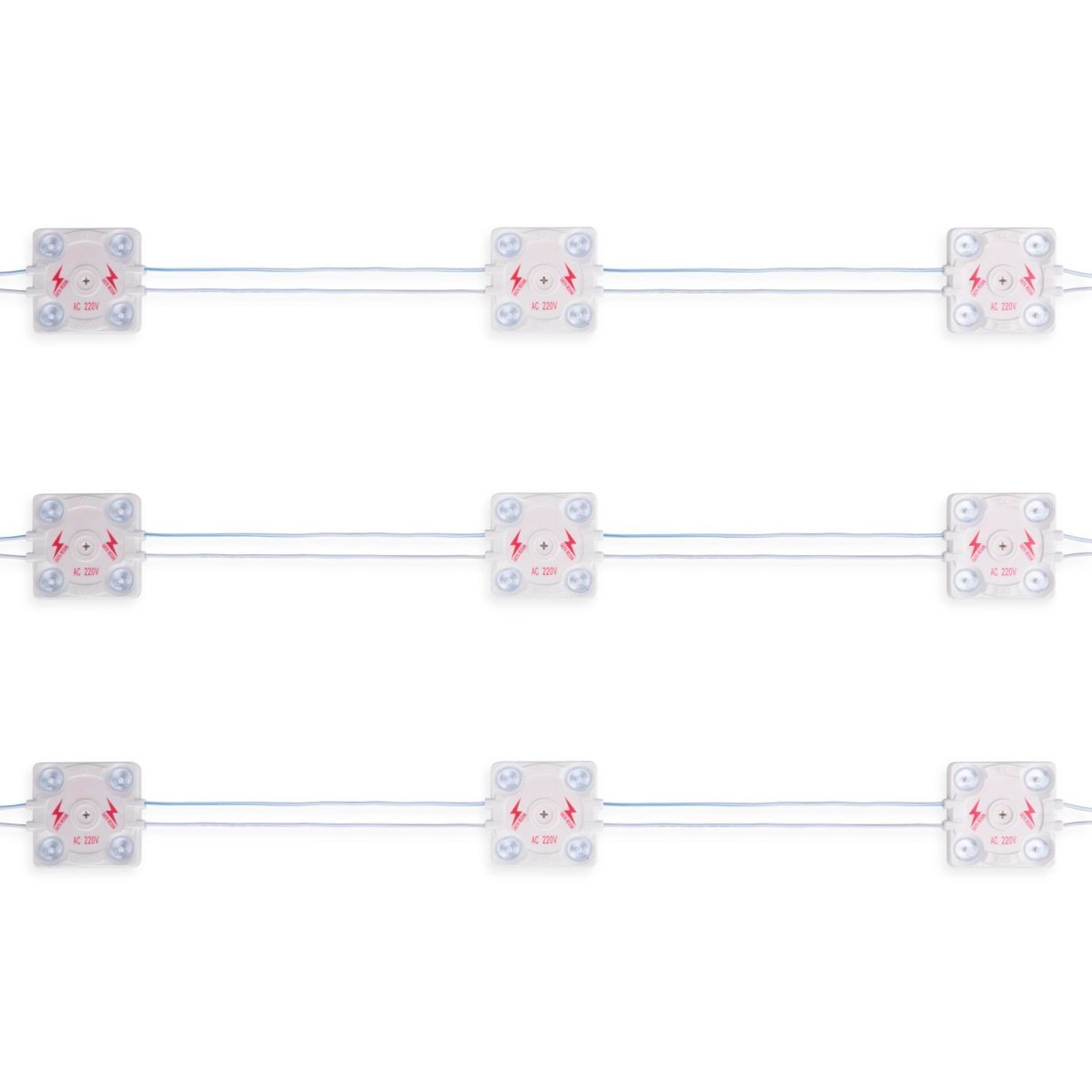 Módulo LED cuadrado para rótulos - 3.6W - 220V AC - IP65 - 165º - Barcelona Led-