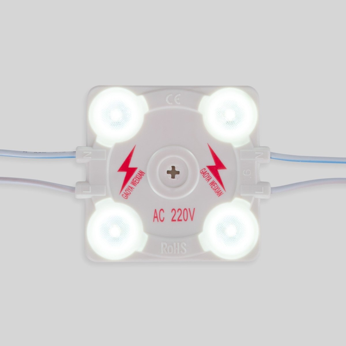 Módulo LED cuadrado para rótulos - 3.6W - 220V AC - IP65 - 165º - Barcelona Led-