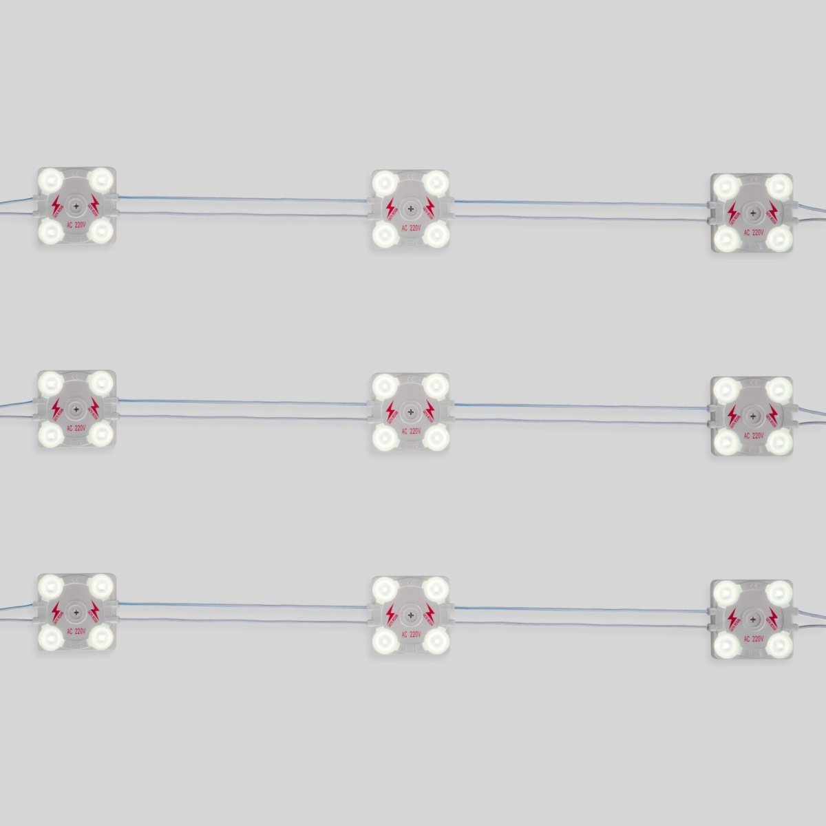 Módulo LED cuadrado para rótulos - 3.6W - 220V AC - IP65 - 165º - Barcelona Led-
