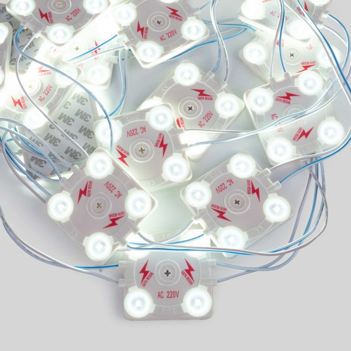 Módulo LED cuadrado para rótulos - 3.6W - 220V AC - IP65 - 165º - Barcelona Led-