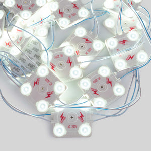 Módulo LED cuadrado para rótulos - 3.6W - 220V AC - IP65 - 165º (30)