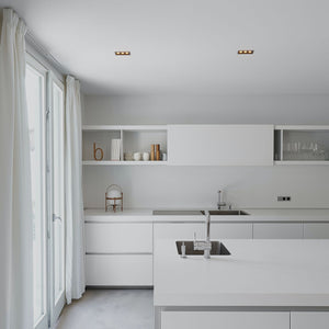 Foco lineal LED empotrable triple 6W - UGR18 - CRI90 - Chip OSRAM - Negro (3)