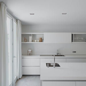 Foco lineal LED empotrable triple 6W - UGR18 - CRI90 - Chip OSRAM - Negro (6)