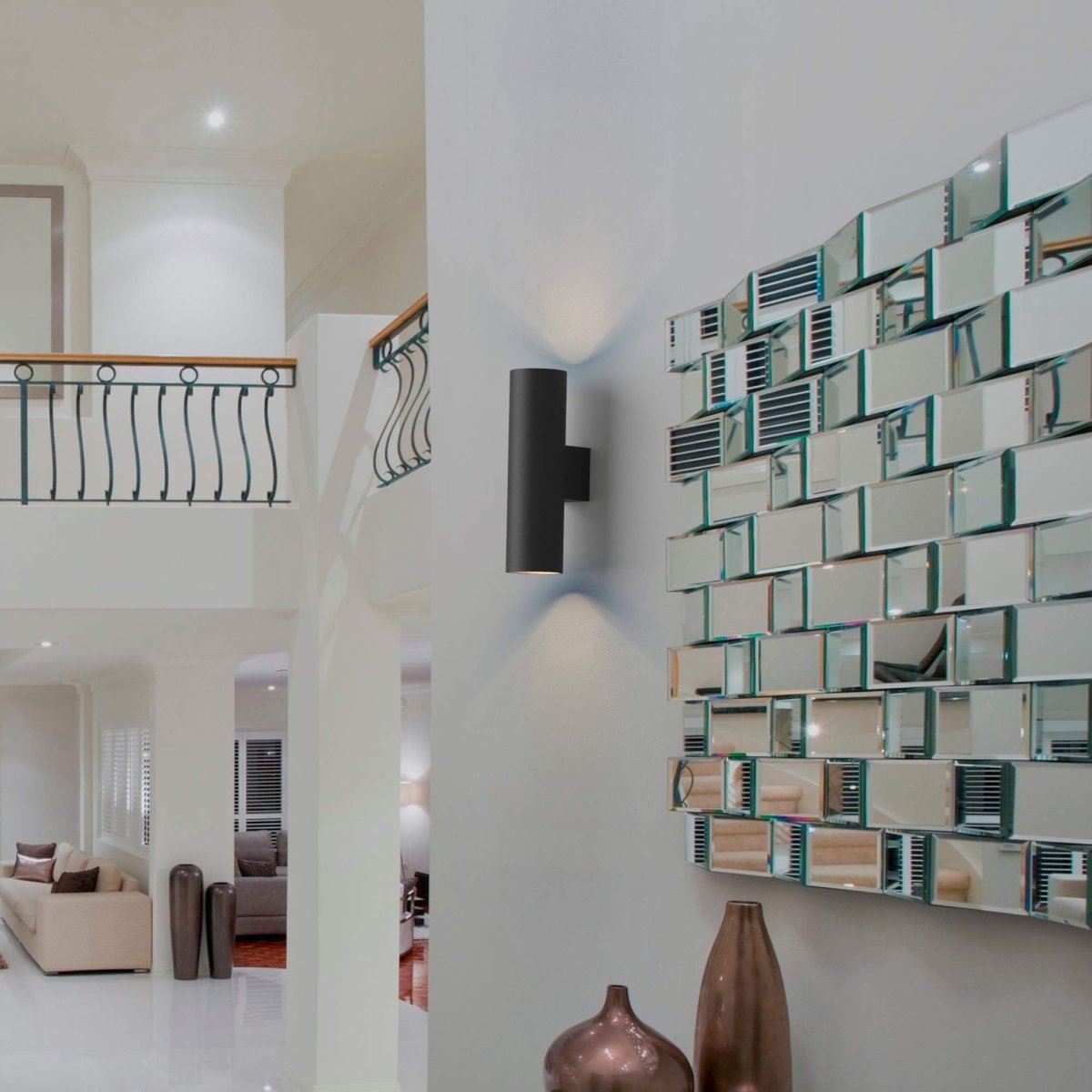 Aplique de pared "UP and Down" GU10 50Wx2 - Barcelona Led-Decoración
