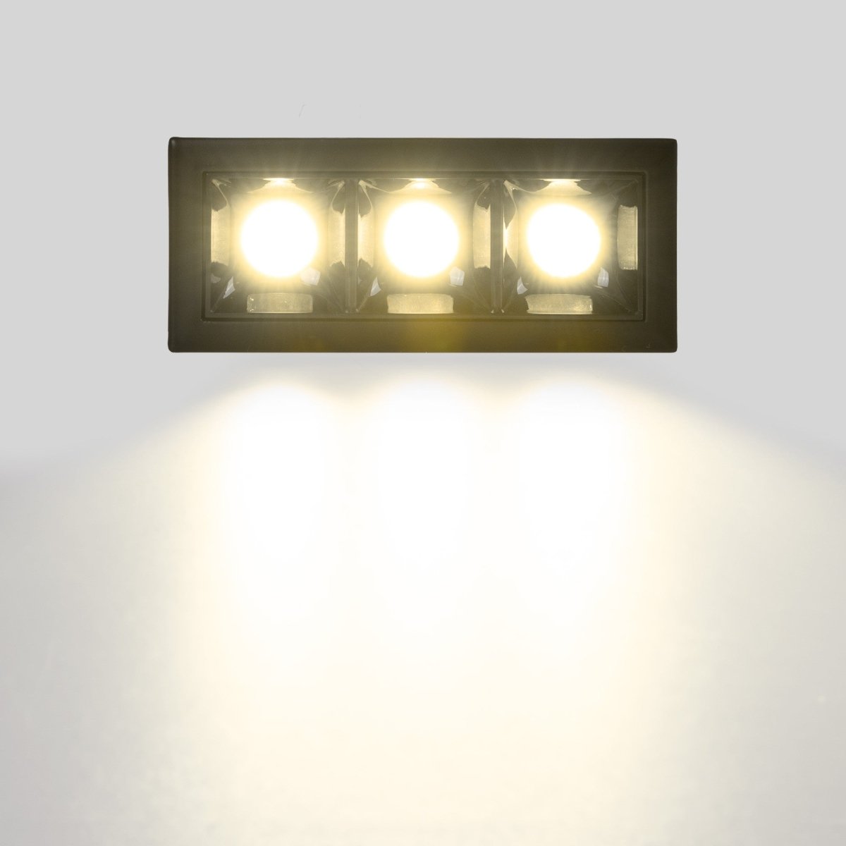 Foco lineal LED empotrable triple 6W - UGR18 - CRI90 - Chip OSRAM - Barcelona Led-