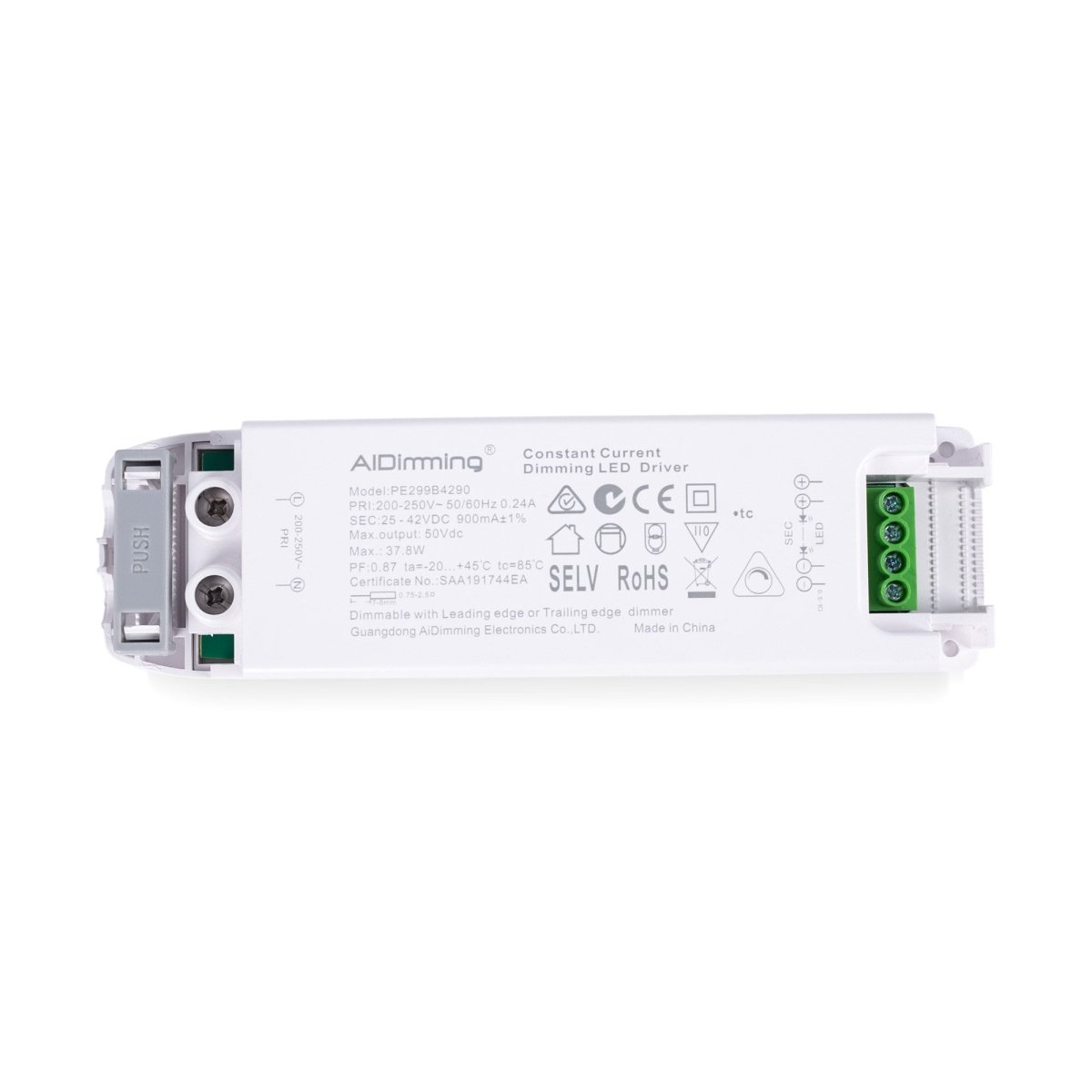 Driver regulable TRIAC 25-42V DC - 900mA - 37W - Barcelona Led-