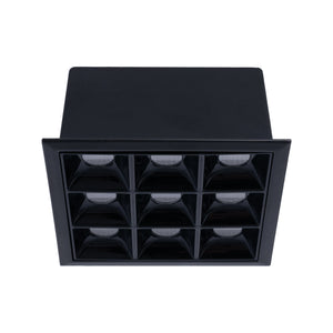 Downlight LED cuadrado empotrable 18W - 9 Focos - UGR18 - CRI90 - Chip OSRAM (40)