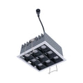 Luminária de embutir LED quadrada - Moldura branca - 18W - 9 lâmpadas - UGR18 - CRI90 - Chip OSRAM 2