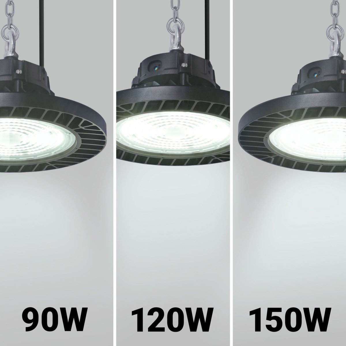 Campana LED industrial - 150W - PHILIPS Lumileds - Driver LIFUD - 5000K - IP65 - 7 años garantía - Barcelona Led-