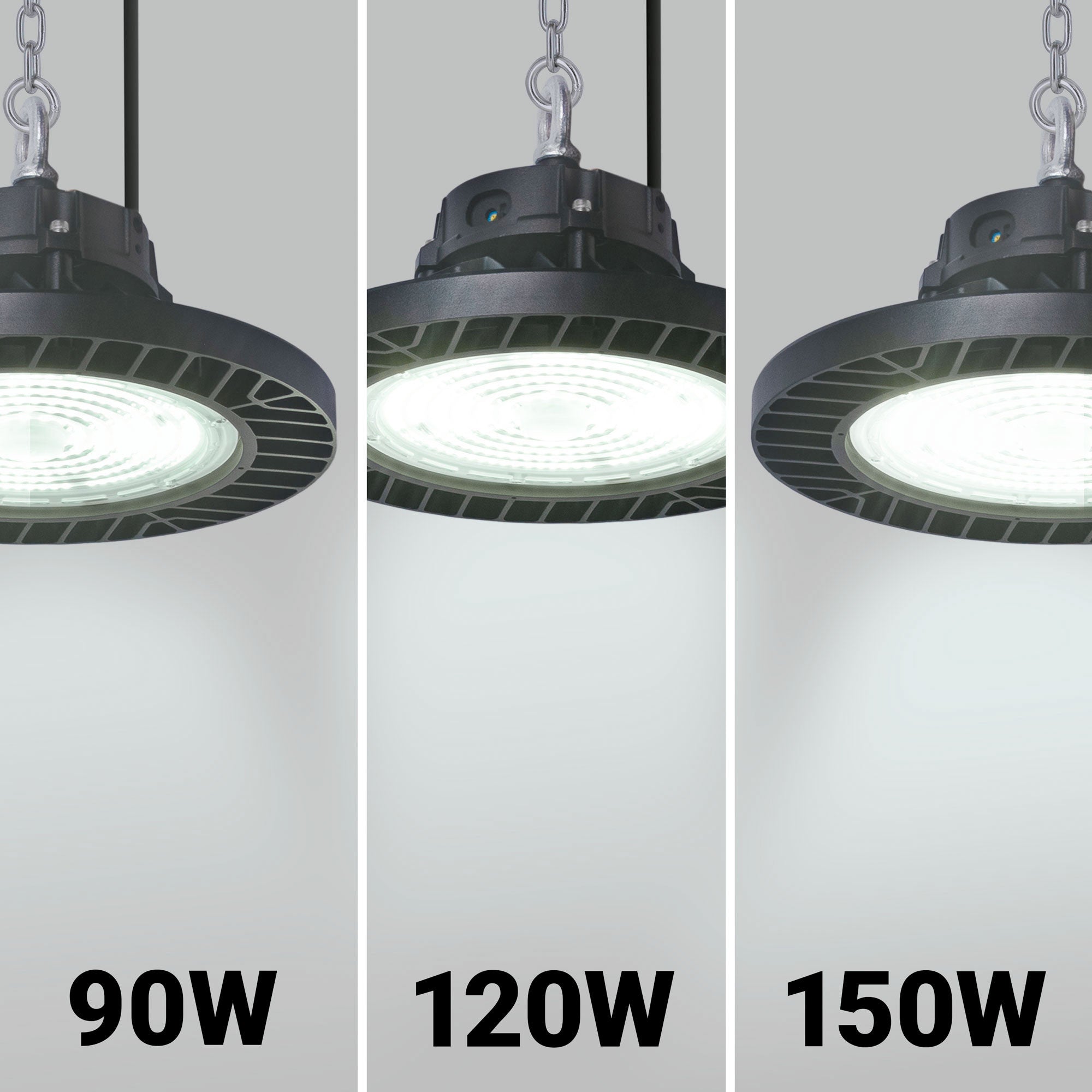 Campana LED industrial - 150W - PHILIPS Lumileds - Driver LIFUD - 5000K - IP65 - 7 años garantía (13)