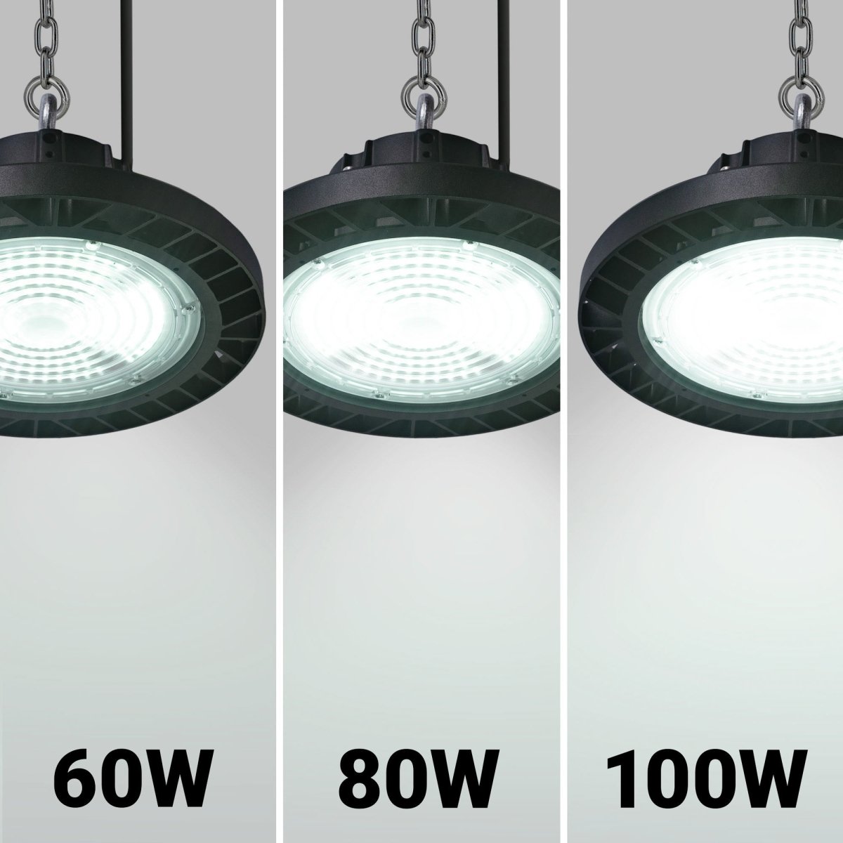 Campana LED industrial - 100W - PHILIPS Lumileds - Driver LIFUD - 5000K - IP65 - 7 años garantía - Barcelona Led-