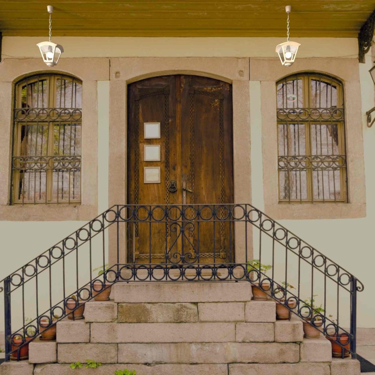 Farol de exterior colgante FUMAGALLI "Sicar/Roby" - Barcelona Led-Decoración