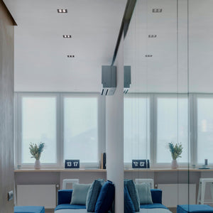 Downlight LED cuadrado empotrable 8W - 4 Focos - UGR18 - CRI90 - Chip OSRAM (32)