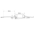 6W LED Einbaustrahler rund - UGR18 - Ø 55mm Einbauöffnung 3