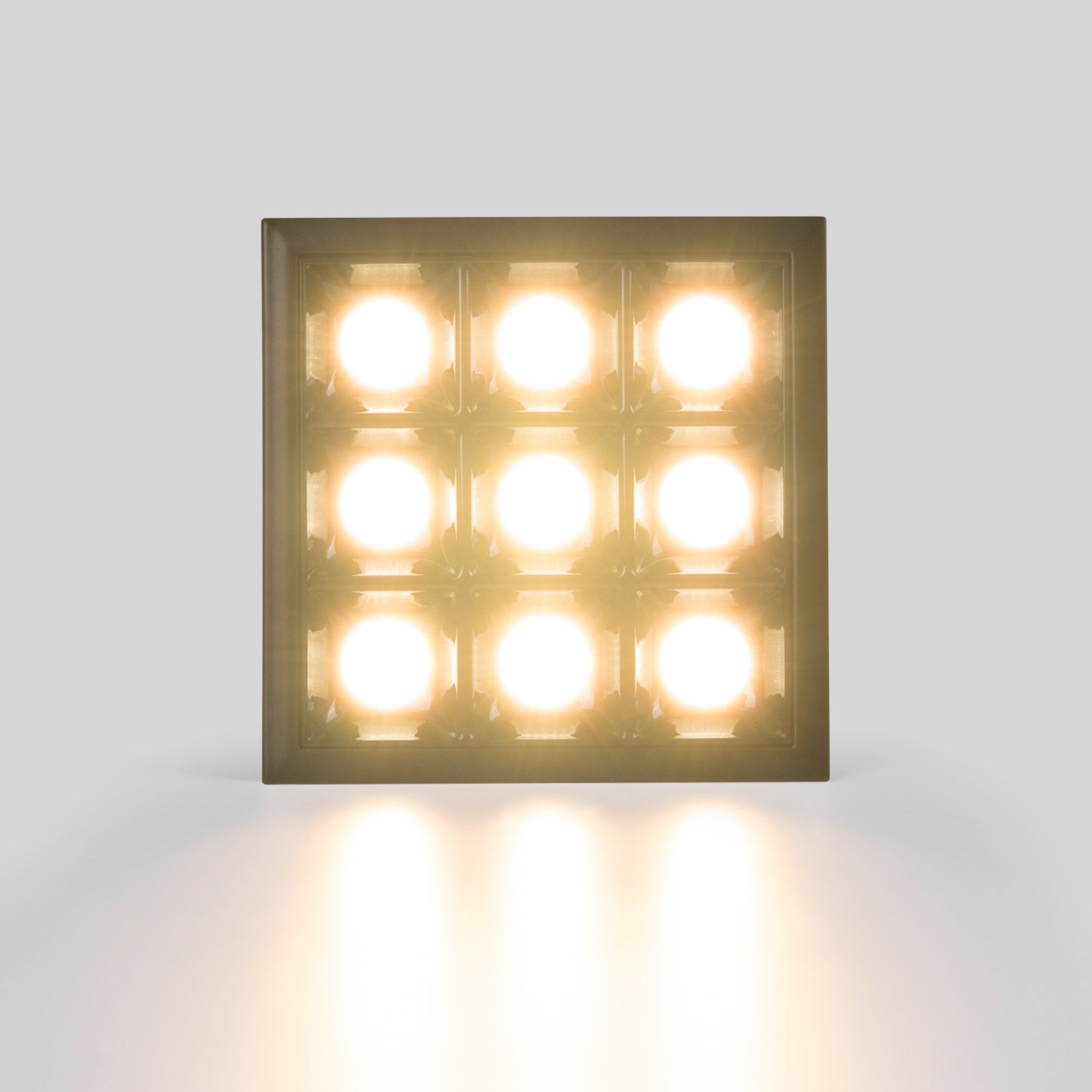 Downlight LED cuadrado empotrable 18W - 9 Focos - UGR18 - CRI90 - Chip OSRAM (31)