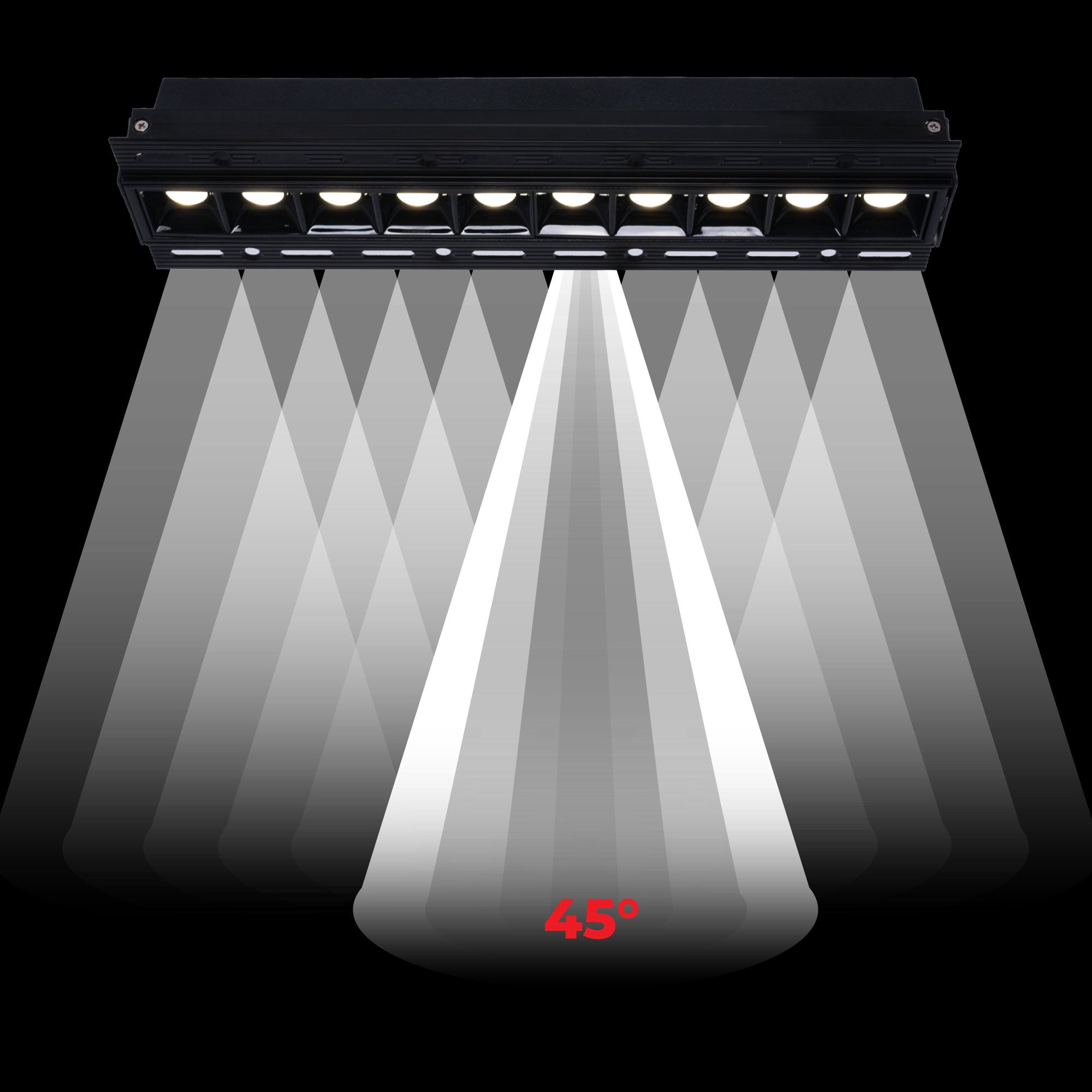 Foco lineal LED trimless / integración - 20W - UGR18 - CRI90 (43)