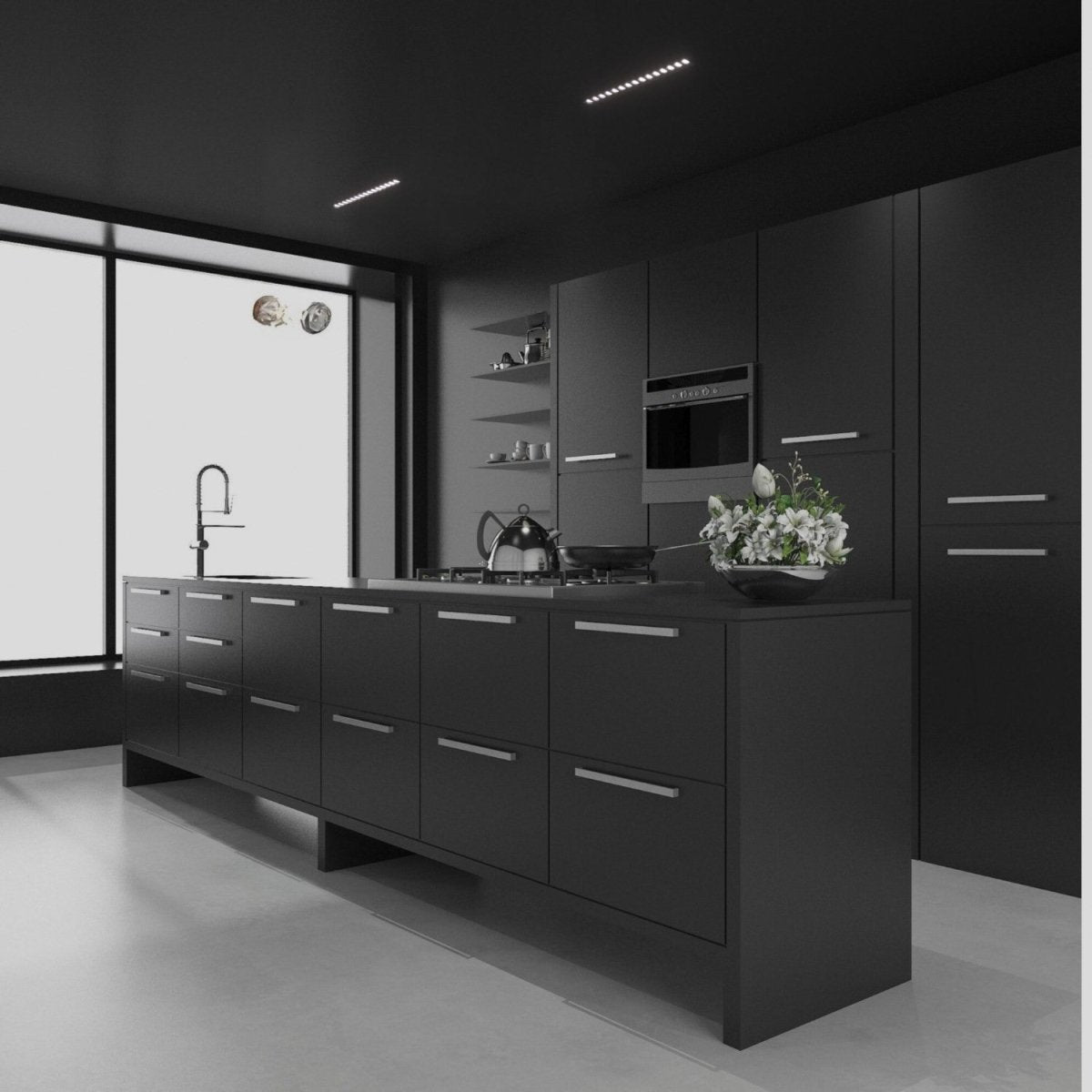 Foco lineal LED trimless / integración - 30W - UGR18 - CRI90 - Barcelona Led-