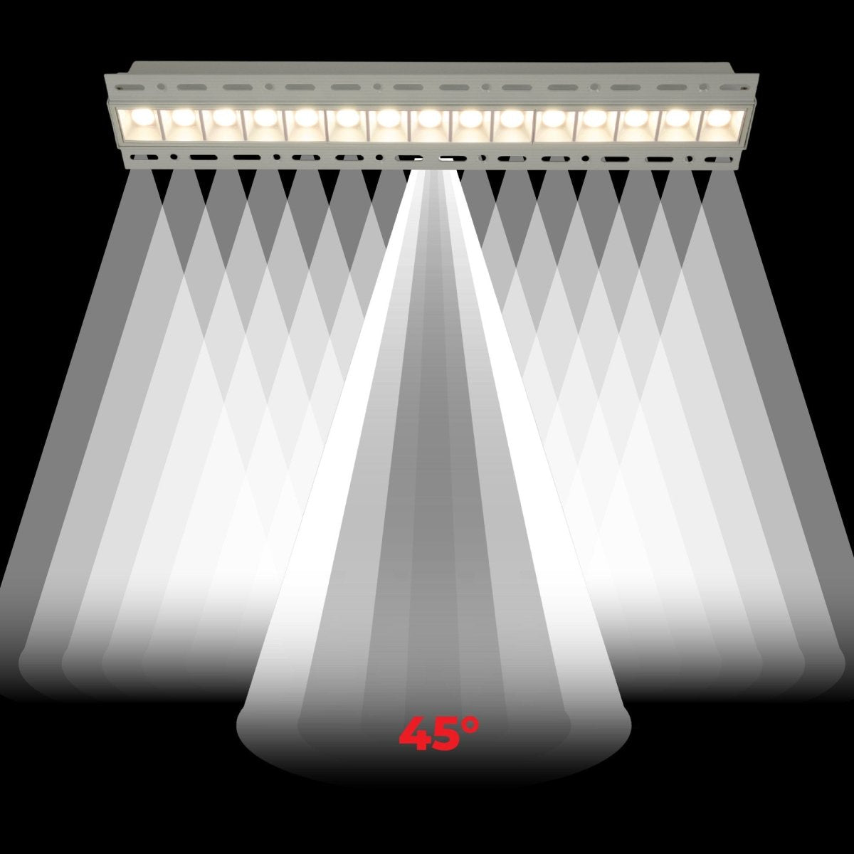 Foco lineal LED trimless / integración - 30W - UGR18 - CRI90 - Barcelona Led-