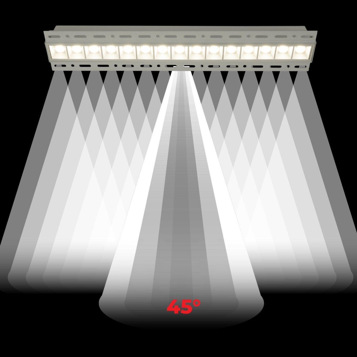 Foco lineal LED trimless / integración - 30W - UGR18 - CRI90 - Barcelona Led-