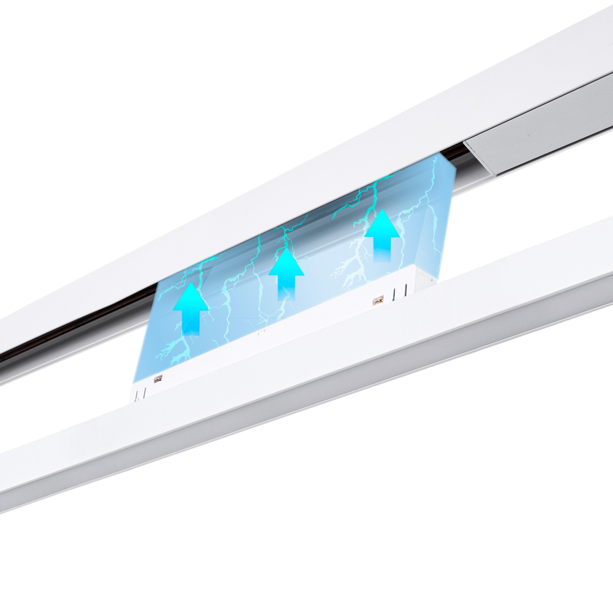 Luminaria lineal opal para carril magnético RGB + CCT - 24W - Mi Light - Blanco (9)