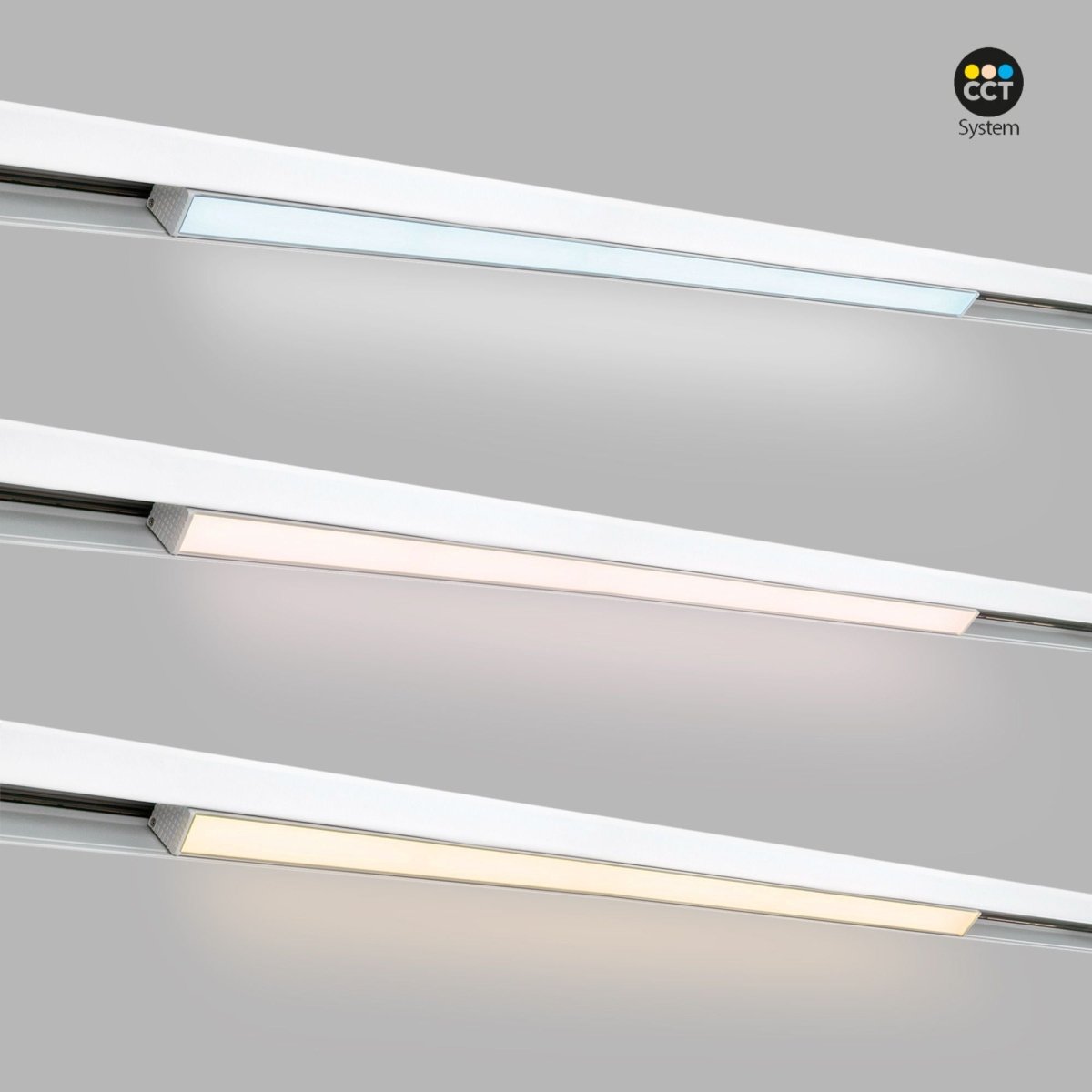 Luminaria lineal opal para carril magnético CCT - 24W - Mi Light - Barcelona Led-