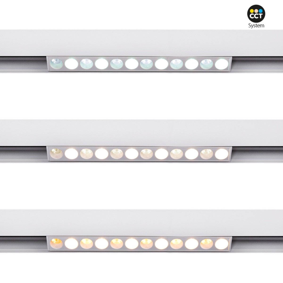 Luminaria lineal para carril magnético CCT - 10W - UGR18 - Mi Light - Barcelona Led-