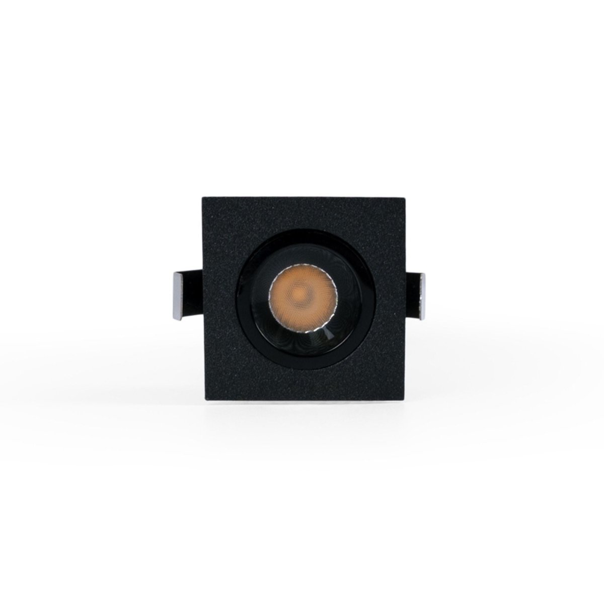 Downlight LED empotrable cuadrado 2W - Chip Osram - UGR18 -  Corte Ø 25mm - Negro - Barcelona Led-