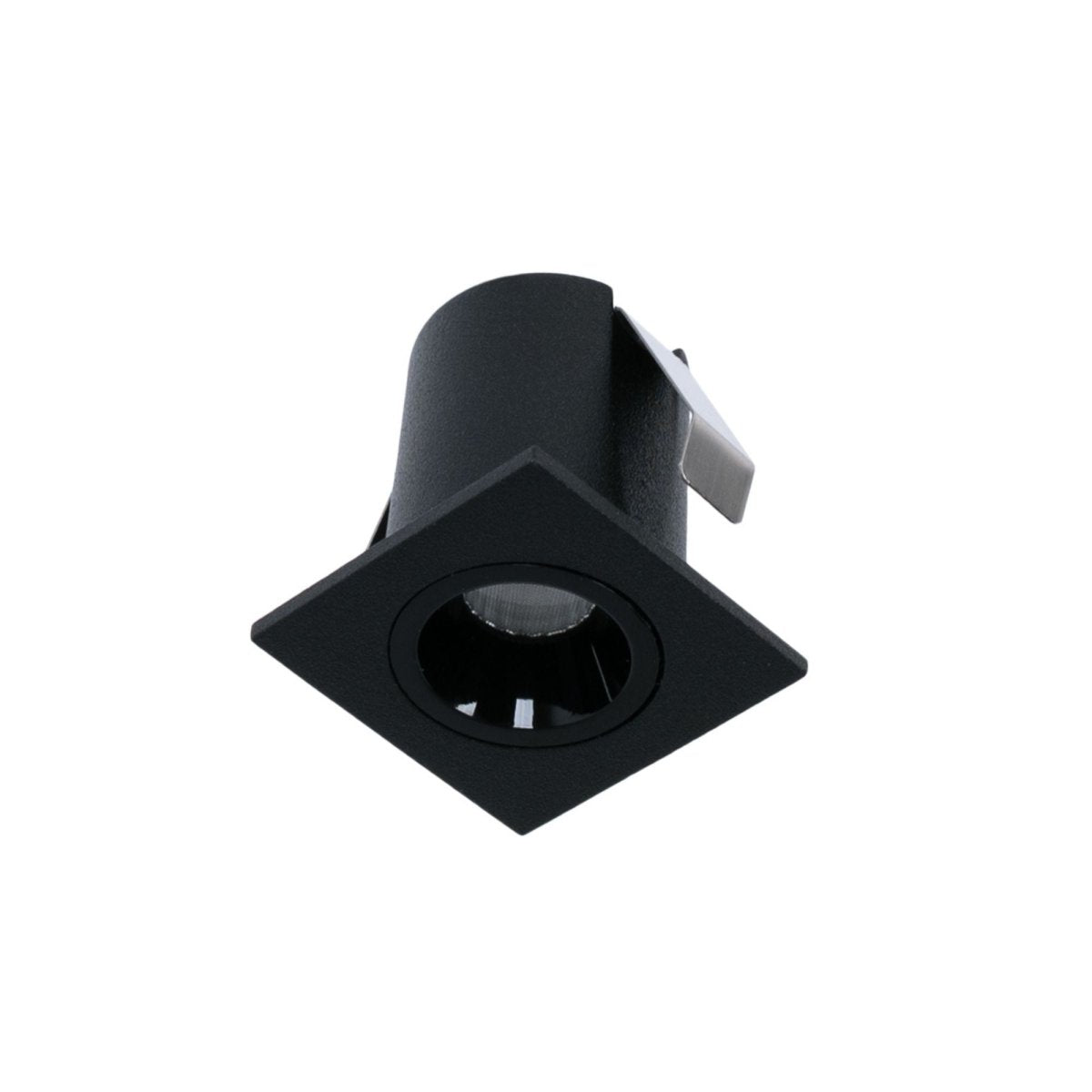 Downlight LED empotrable cuadrado 2W - Chip Osram - UGR18 -  Corte Ø 25mm - Negro - Barcelona Led-