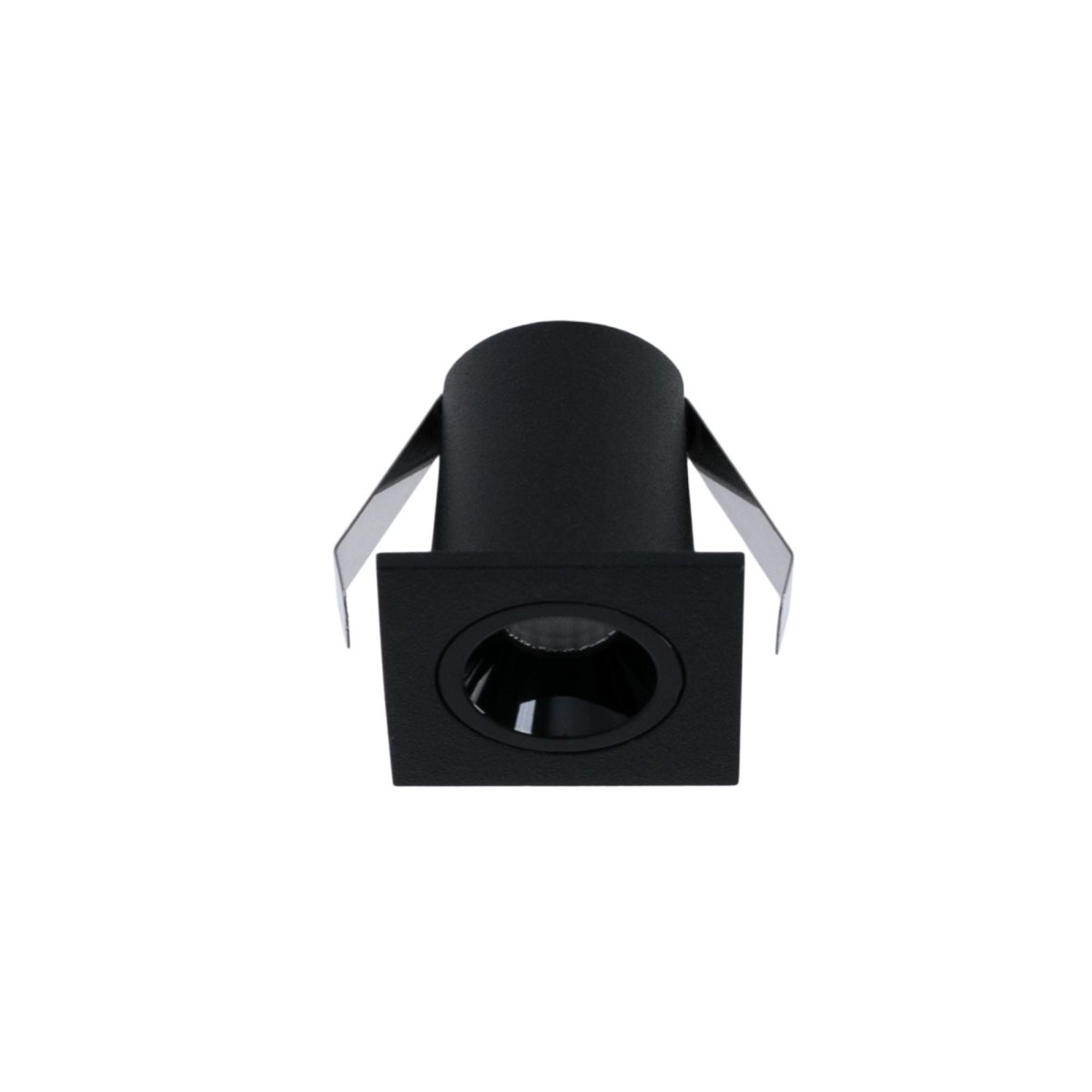 Downlight LED empotrable cuadrado 2W - Chip Osram - UGR18 -  Corte Ø 25mm - Negro - Barcelona Led-