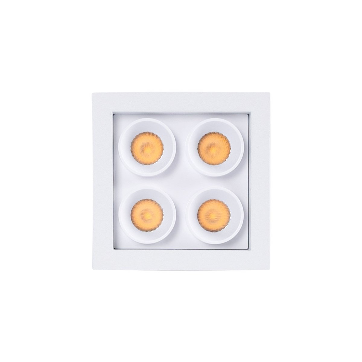 Downlight LED empotrable cuadrado 8W - Chip Osram - UGR18 - Corte 48 x 48 mm - Barcelona Led-