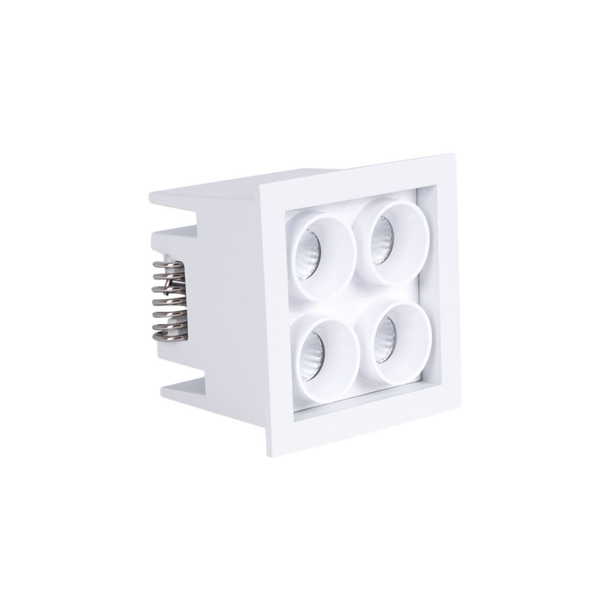 Downlight LED empotrable cuadrado 8W - Chip Osram - UGR18 - Corte 48 x 48 mm - Barcelona Led-