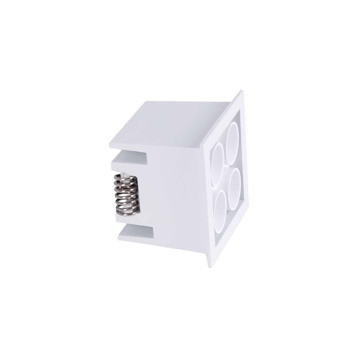 Downlight LED empotrable cuadrado 8W - Chip Osram - UGR18 - Corte 48 x 48 mm - Barcelona Led-