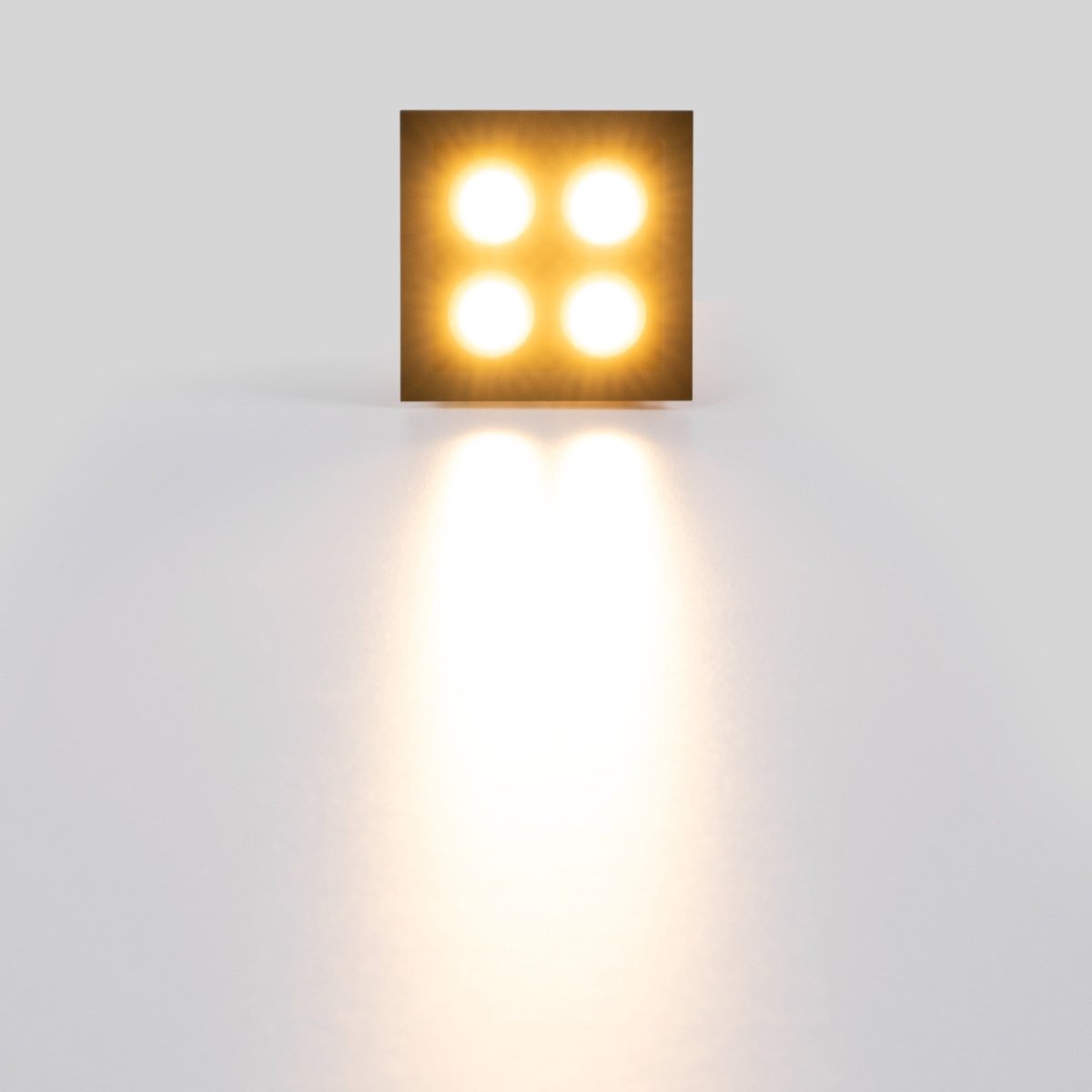 Downlight LED empotrable cuadrado 8W - Chip Osram - UGR18 - Corte 48 x 48 mm - Barcelona Led-
