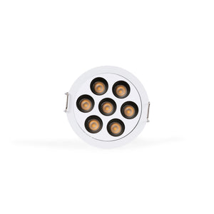 Downlight LED empotrable circular 12W - UGR18 - Corte Ø 70mm - Blanco (7)