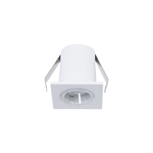 Downlight LED empotrable cuadrado 2W - Chip Osram - UGR18 -  Corte Ø 25mm - Blanco