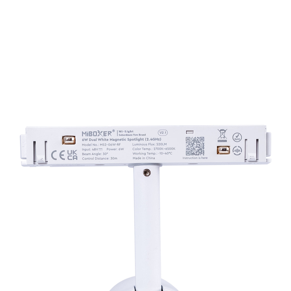 Foco LED CCT para carril magnético 48V - 6W - Mi Light (15)