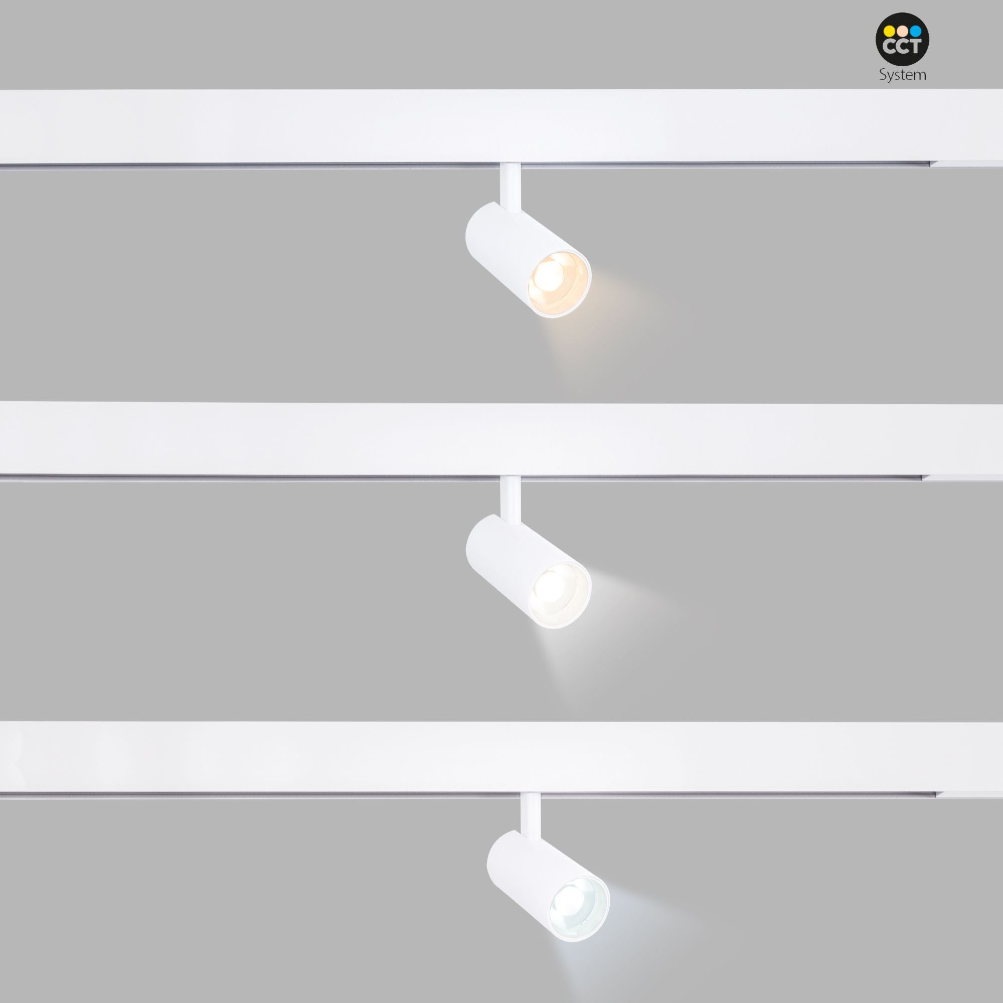 Foco LED para carril magnético RGB + CCT - 48V - 6W - Mi Light - Blanco (19)