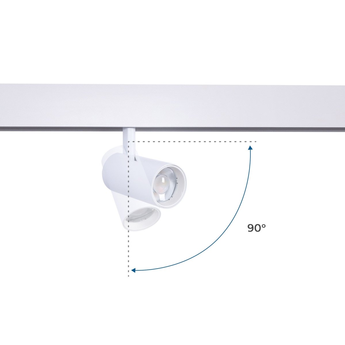 Foco LED CCT para carril magnético 48V - 6W - Mi Light - Barcelona Led-