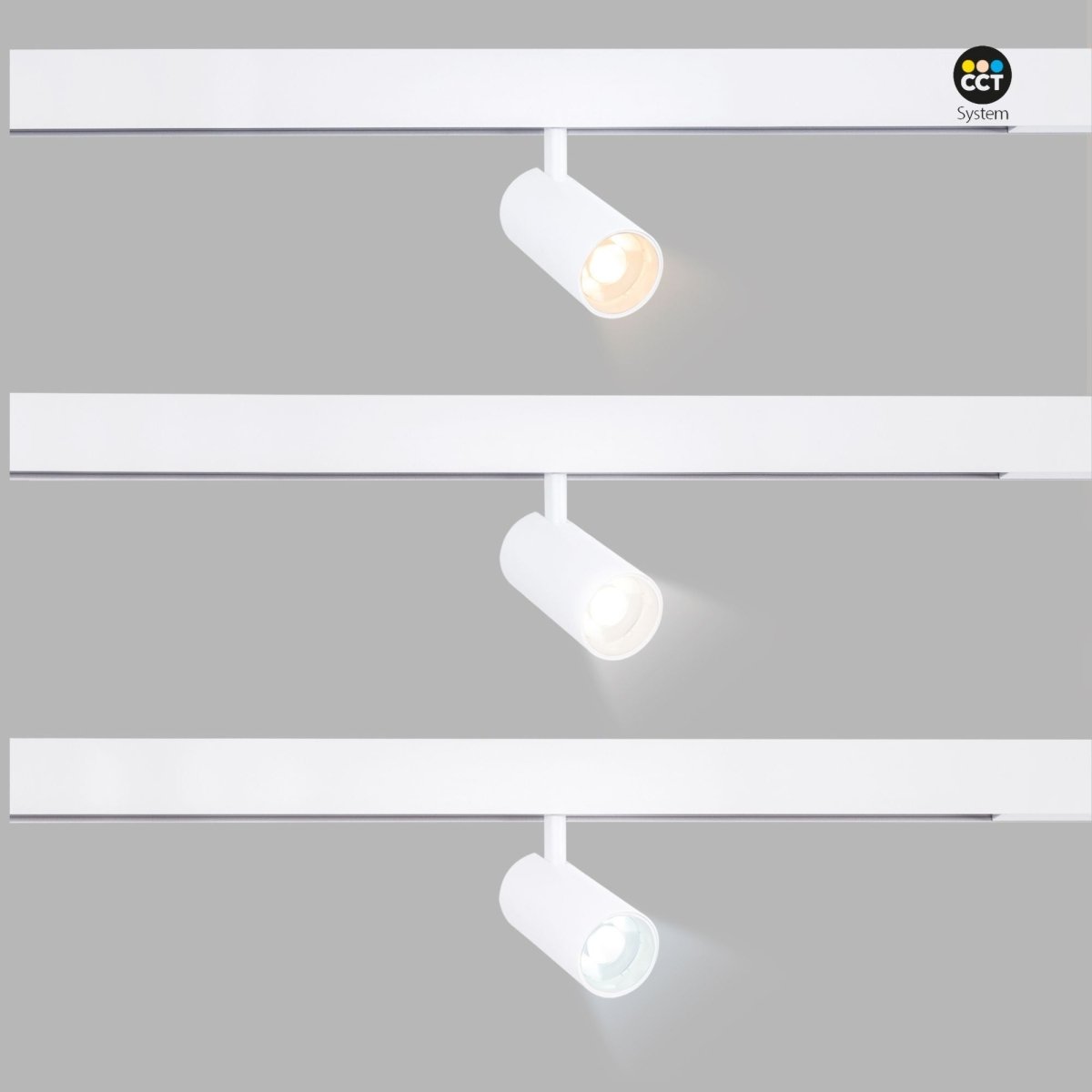 Foco LED para carril magnético RGB + CCT - 48V - 12W - Mi Light - Barcelona Led-