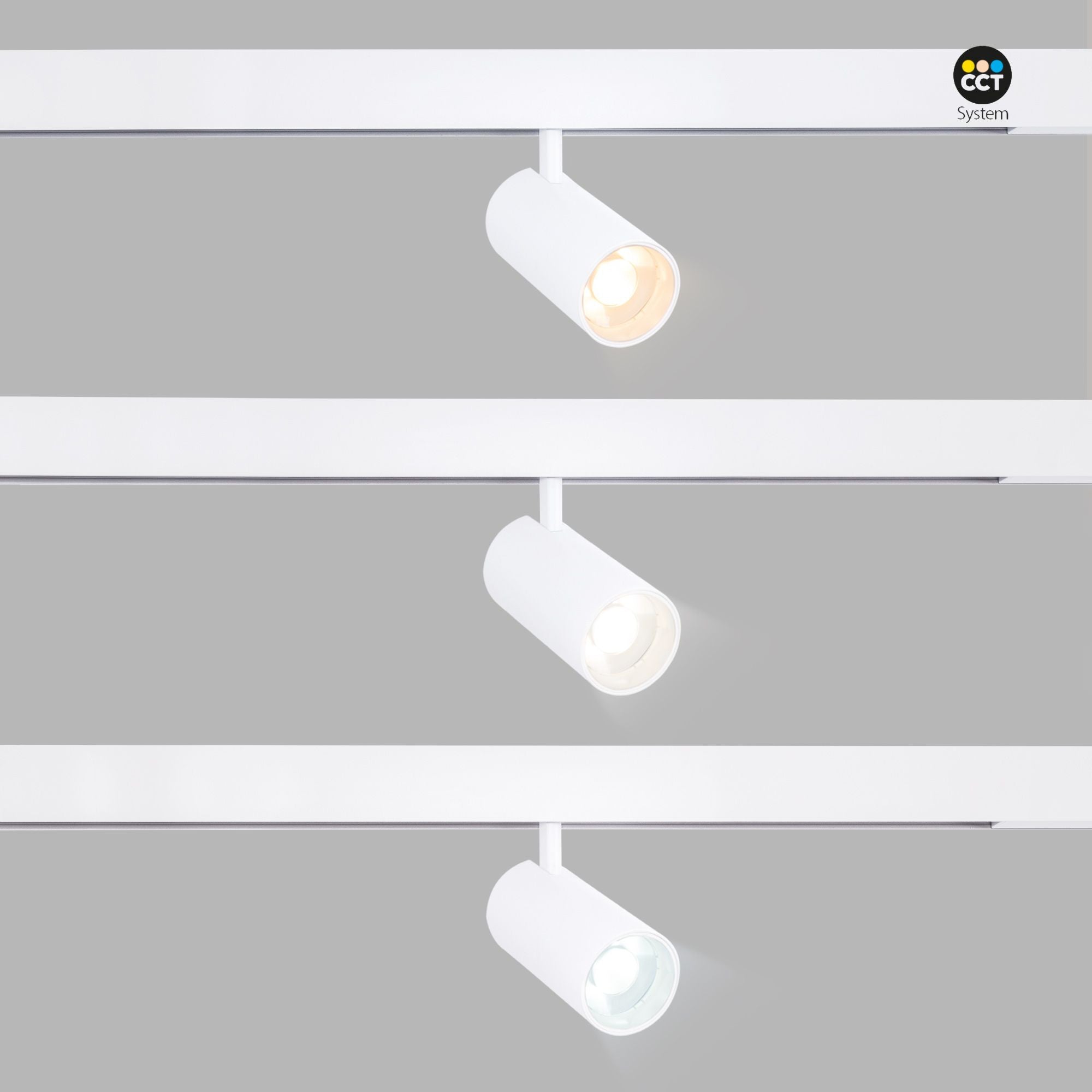 Foco LED para carril magnético RGB + CCT - 48V - 25W - Mi Light - Blanco (18)