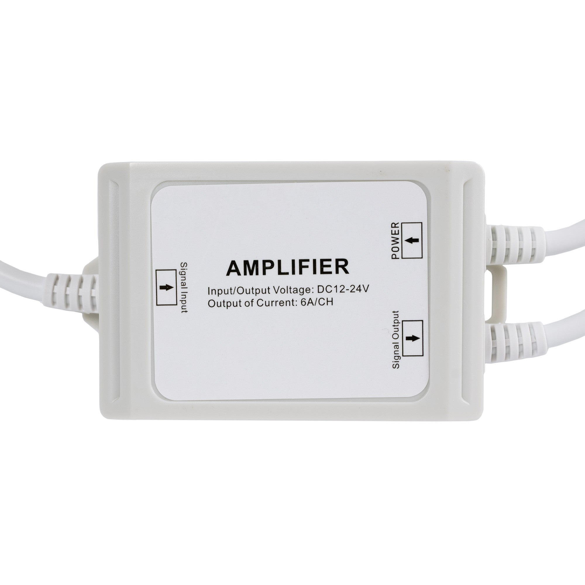 Amplificador de señal / Repetidor RGBW estanco 12-24V DC - 6A/canal - IP67 (1)