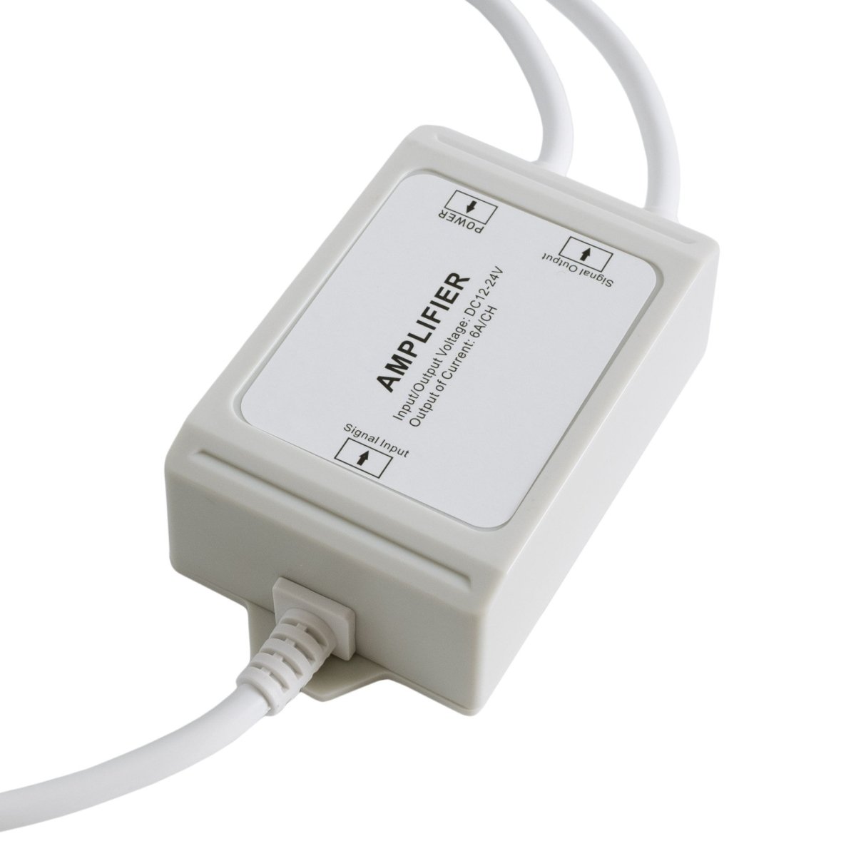 Amplificador de señal / Repetidor RGBW estanco 12-24V DC - 6A/canal - IP67 - Barcelona Led-