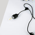 Solarna girlanda zewnętrzna - 15 żarówek LED E27 - IP44 - 10 metrów 3