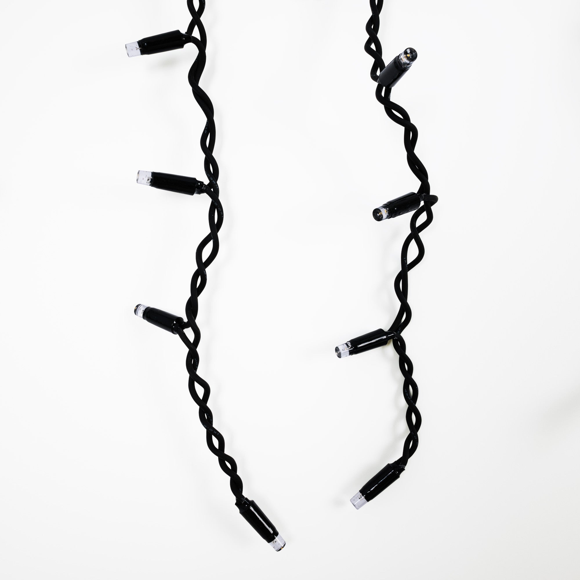 Cortina de luces LED - 1,5m x 90cm - 100 luces - Blanco cálido (6)